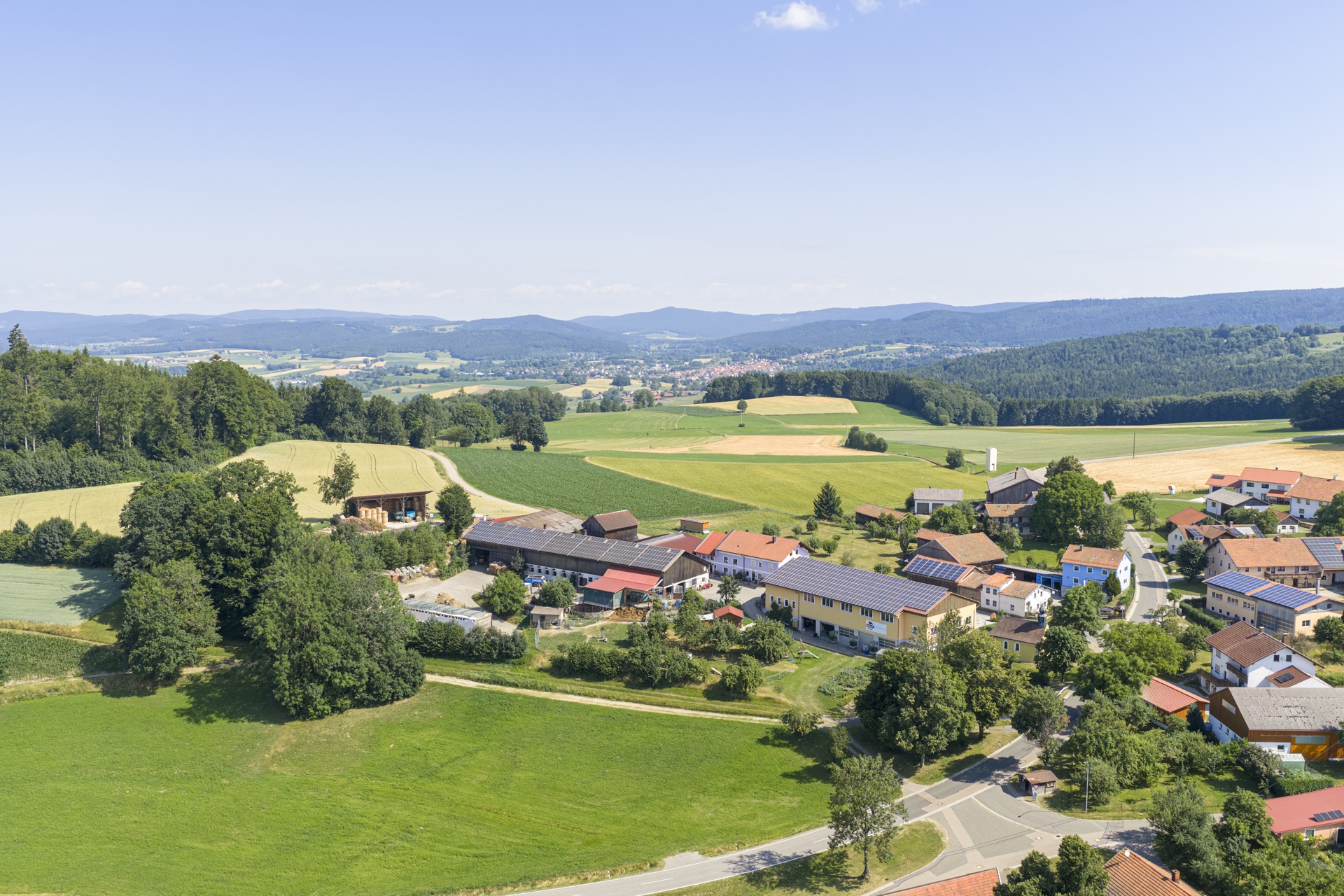Luftbild Hansl Hof Machtesberg